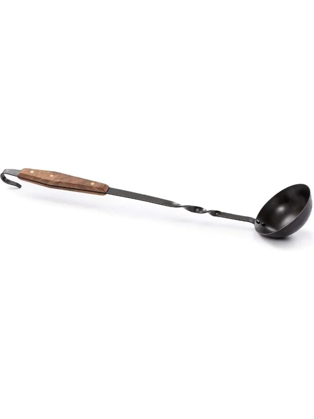 Stainless Steel Cowboy Grill Ladle - Large Long Handle Soup Dipper for Outdoor